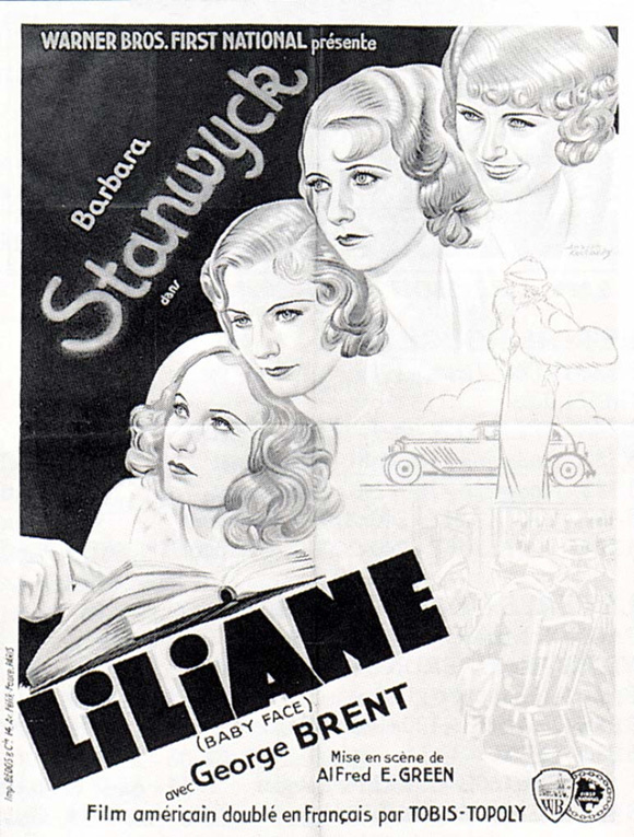 Baby Face movie poster 1933