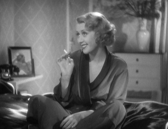Also notable: only the women in this film smoke cigarettes. That also speaks to emasculation, big time.