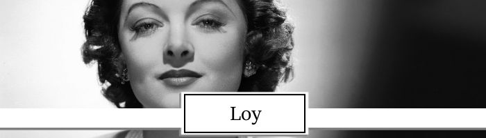 Myrna Loy actress topper