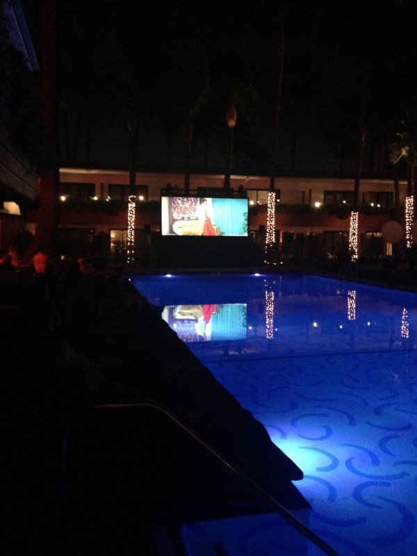 The Party poolside.