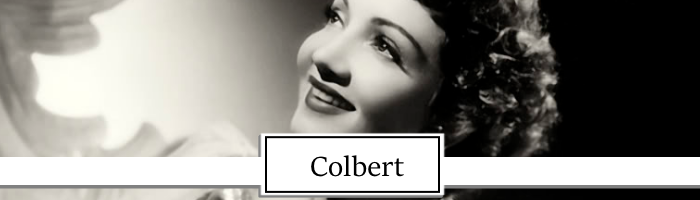 Claudette Colbert Topper