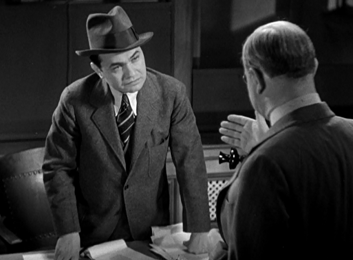 Well, Edward G. Robinson has had enough of it! ... Eventually! 