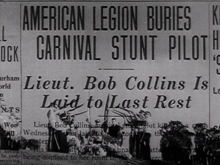 Speaking of relatively obscure things, the interesting thing about watching a lot of movies is that you begin to notice connections. Here, for instance, the image of the funeral for [dadfa]'s brother is actually footage of Lew Ayres from Doorway to Hell. 