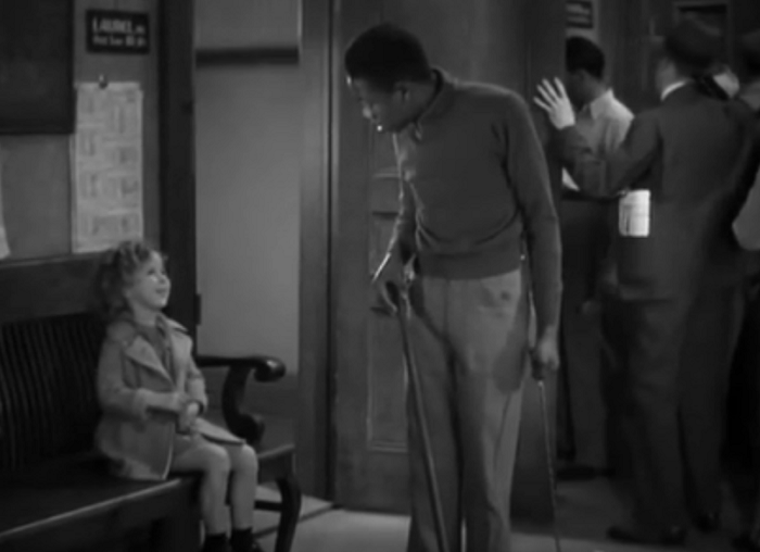 Here's little Shirley Temple, showing everyone the right way to wage total racial hegemony. 