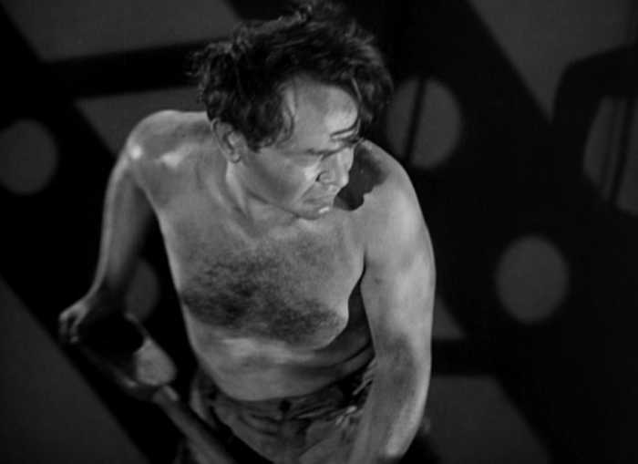 The film, thankfully, doesn't rob us of shirtless Edward G. Robinson. 