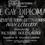 The Gay Diplomat 1931