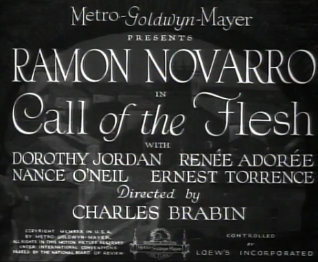 Call of the Flesh 1930