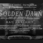 Golden Dawn 1930