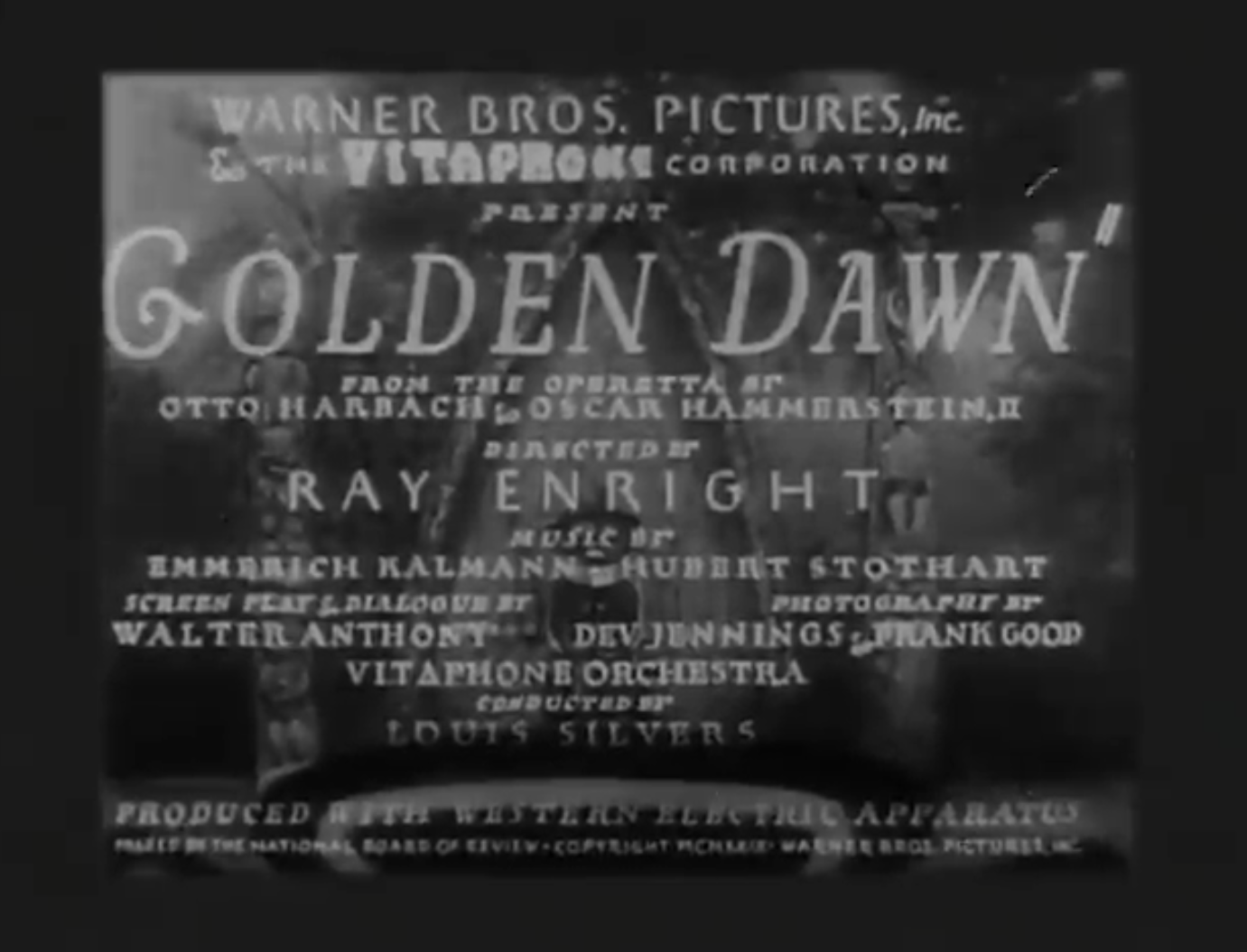 Golden Dawn 1930