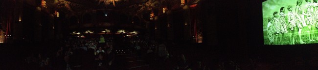 The inside of the Chinese Theatre. I know, it's dark. 