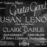 Susan Lenox Her Fall And Rise 1931 Greta Garbo Clark Gable