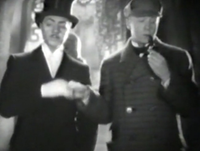 The Philo Vance/Sherlock Holmes team-up sketch is typical of the movie-- a good idea done too broad to be very funny. 